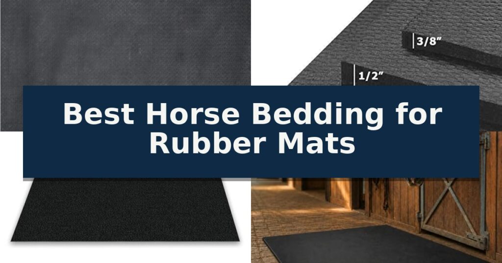 Best Horse Bedding for Rubber Mats