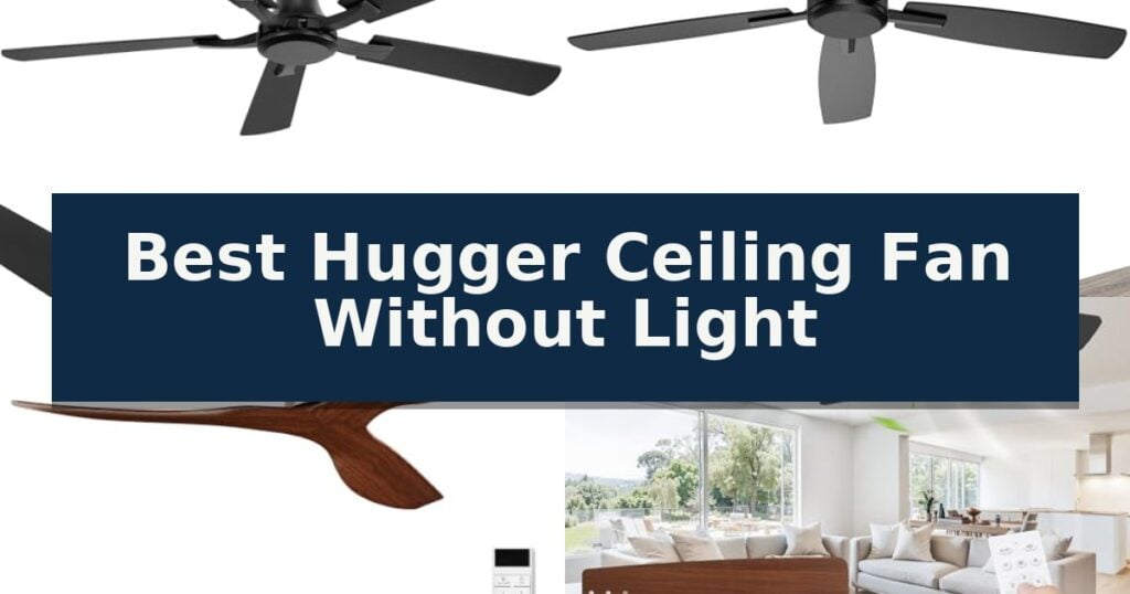 Best Hugger Ceiling Fan Without Light