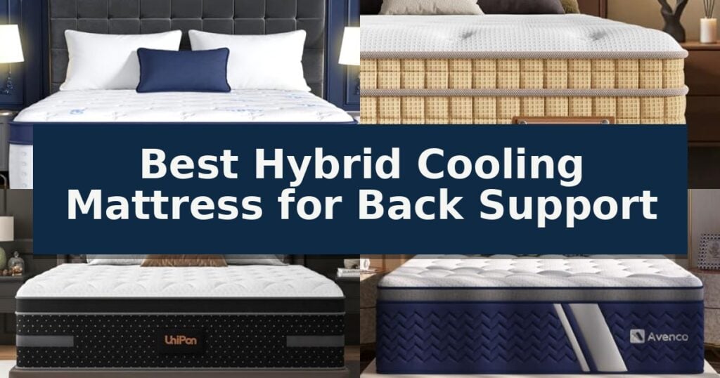 Best Hybrid Cooling Mattress for Back Support