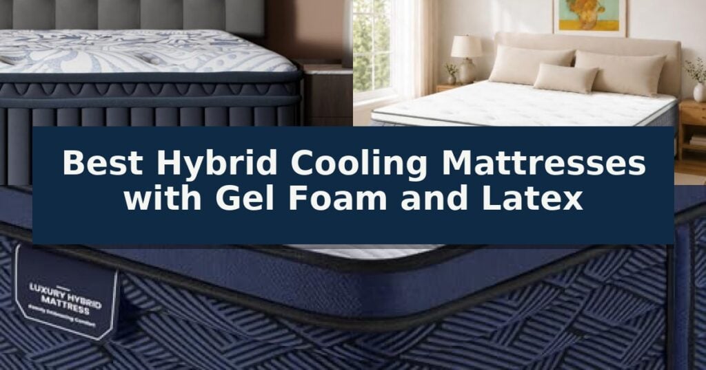 Best Hybrid Cooling Mattresses with Gel Foam and Latex