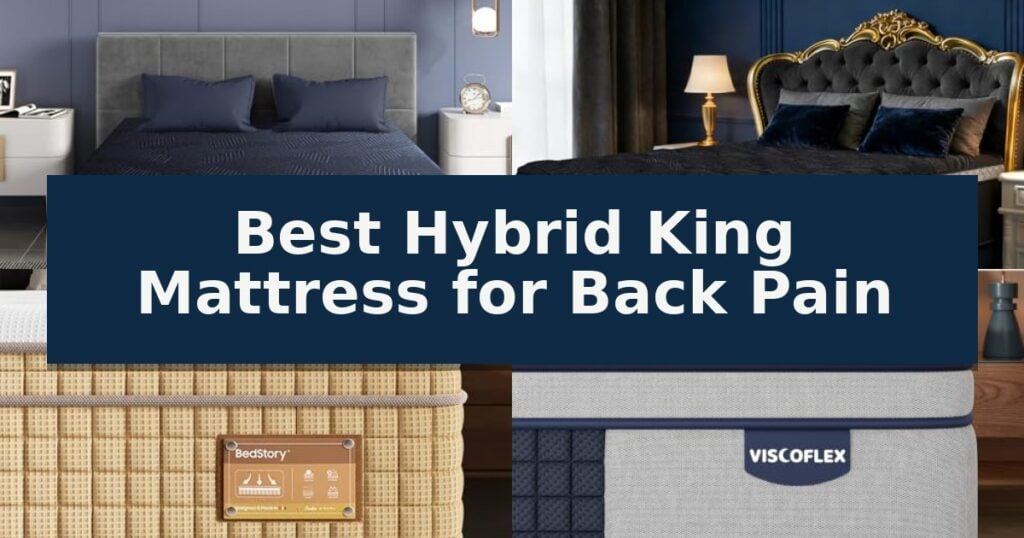 Best Hybrid King Mattress for Back Pain