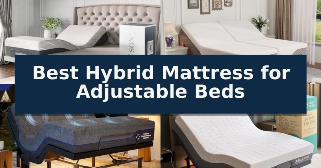 Best Hybrid Mattress for Adjustable Beds