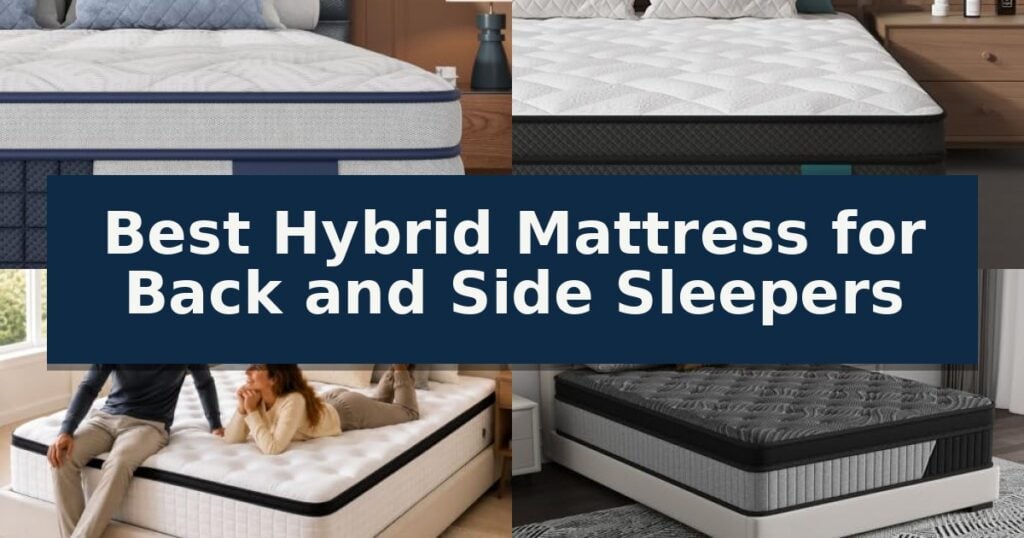 Best Hybrid Mattress for Back and Side Sleepers
