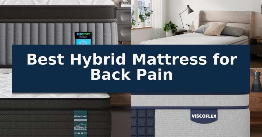 Best Hybrid Mattress for Back Pain