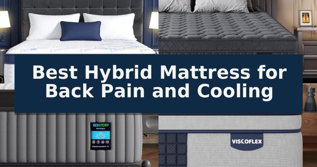 Best Hybrid Mattress for Back Pain and Cooling