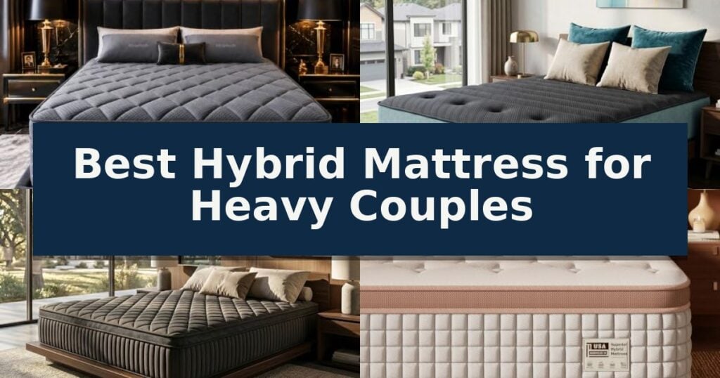 Best Hybrid Mattress for Heavy Couples