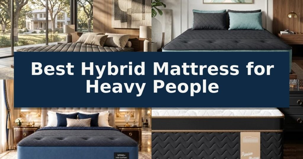 Best Hybrid Mattress for Heavy People