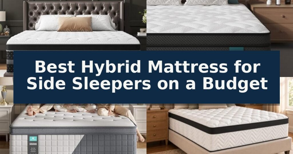 Best Hybrid Mattress for Side Sleepers on a Budget