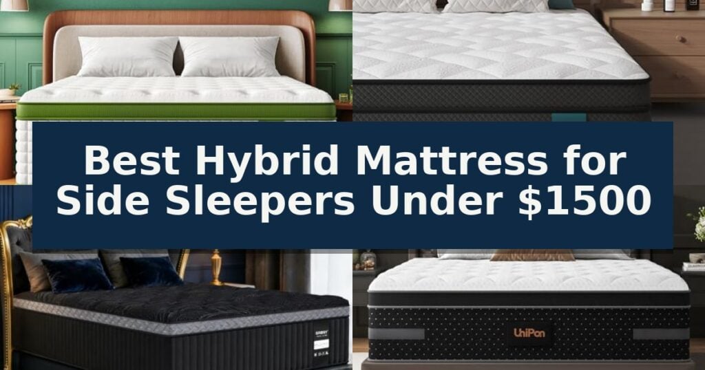 Best Hybrid Mattress for Side Sleepers Under $1500