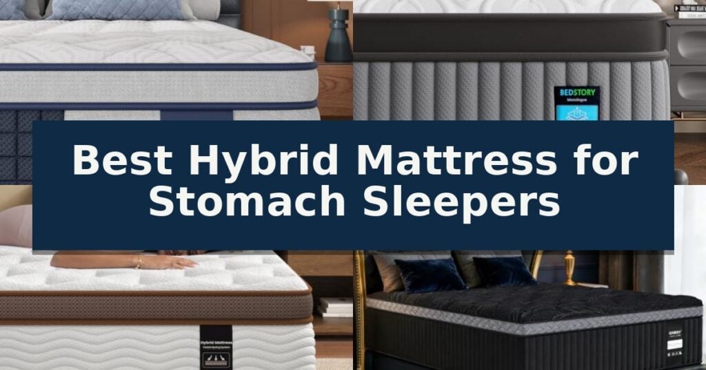 Best Hybrid Mattress for Stomach Sleepers