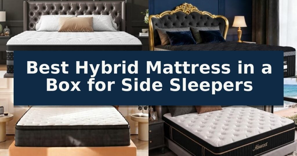 Best Hybrid Mattress in a Box for Side Sleepers