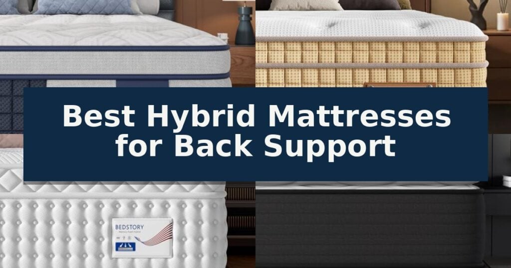 Best Hybrid Mattresses for Back Support