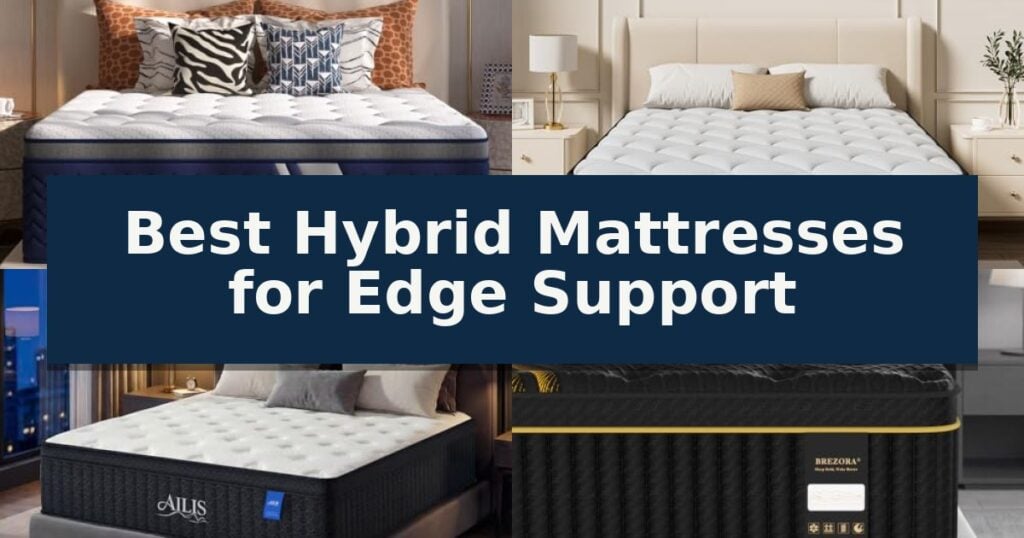 Best Hybrid Mattresses for Edge Support