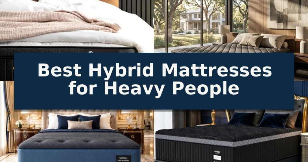 Best Hybrid Mattresses for Heavy People