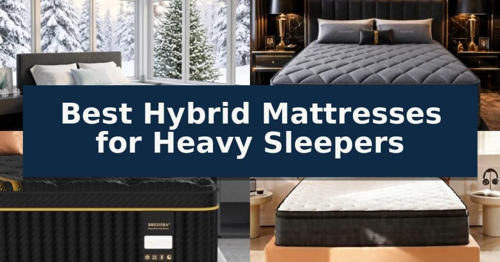 Best Hybrid Mattresses for Heavy Sleepers
