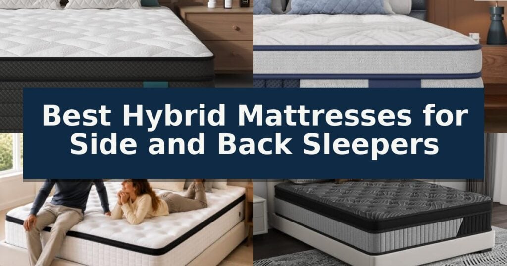 Best Hybrid Mattresses for Side and Back Sleepers