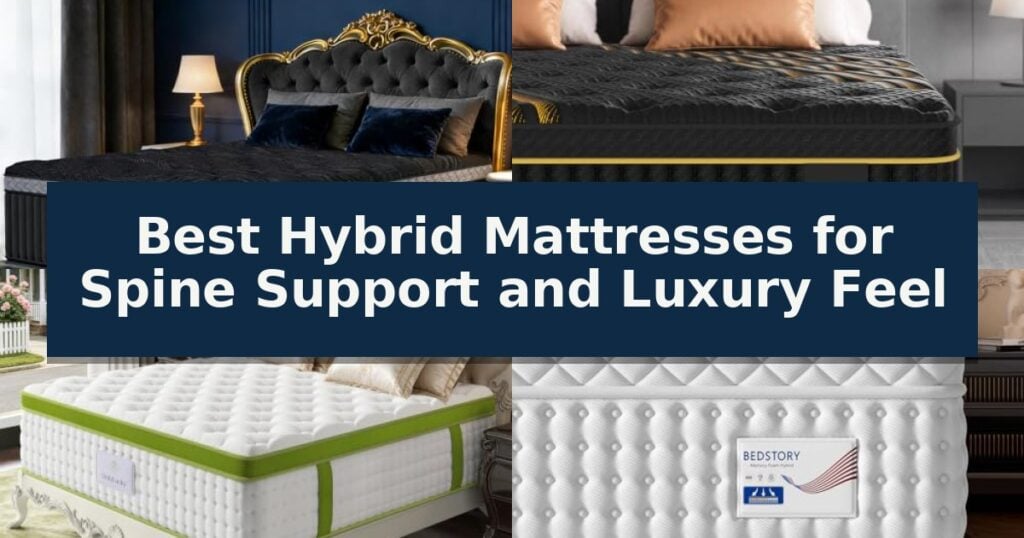 Best Hybrid Mattresses for Spine Support and Luxury Feel