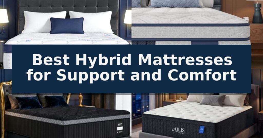 Best Hybrid Mattresses for Support and Comfort