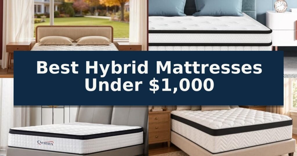 Best Hybrid Mattresses Under $1,000