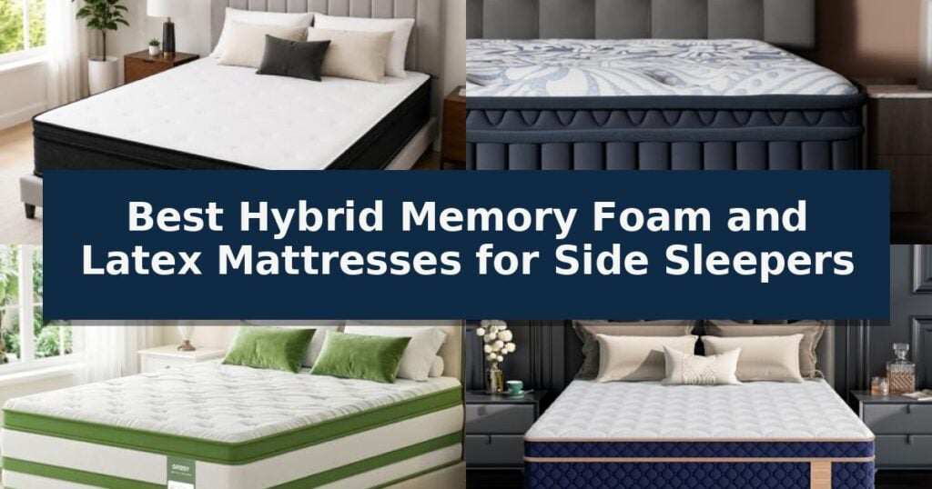 Best Hybrid Memory Foam and Latex Mattresses for Side Sleepers