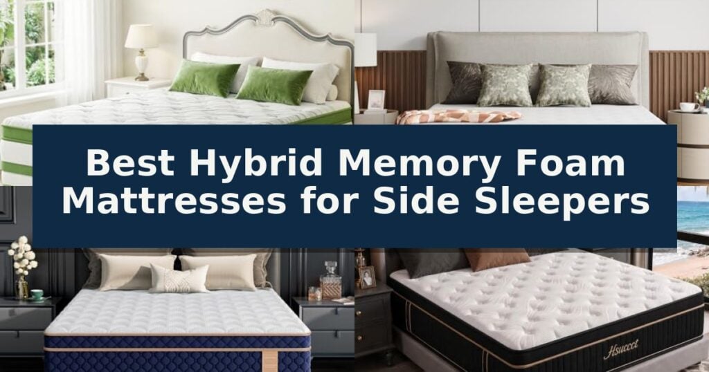 Best Hybrid Memory Foam Mattresses for Side Sleepers