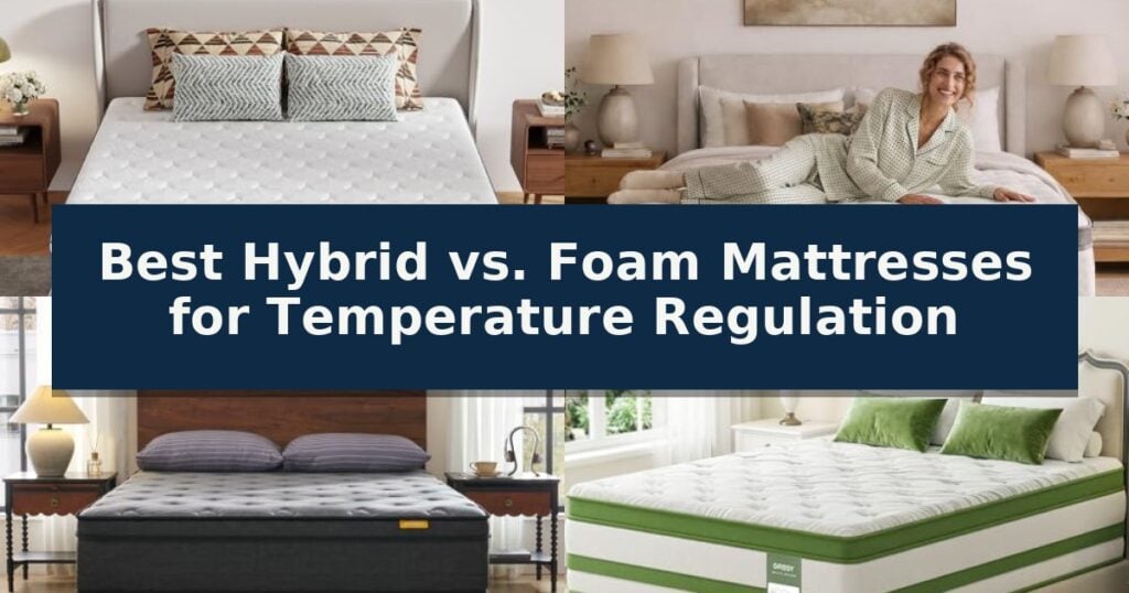 Best Hybrid vs. Foam Mattresses for Temperature Regulation