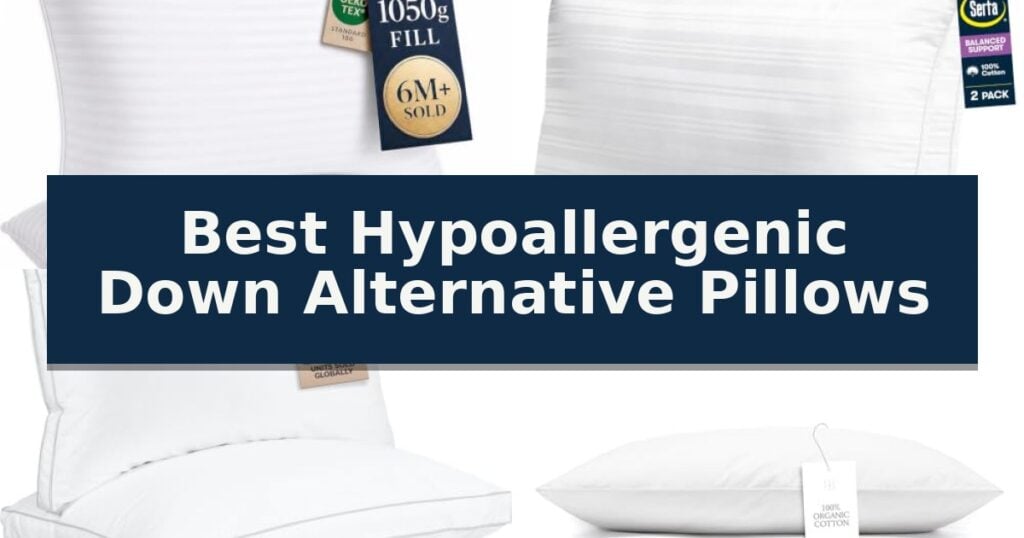 Best Hypoallergenic Down Alternative Pillows