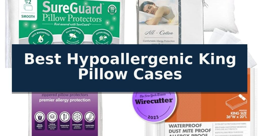 Best Hypoallergenic King Pillow Cases