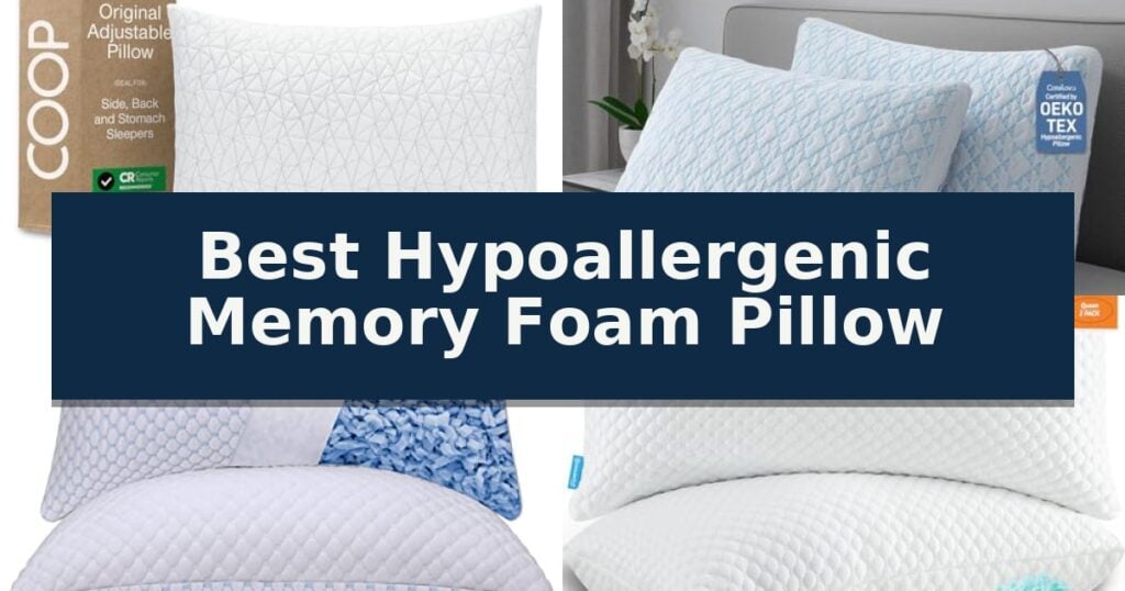 Best Hypoallergenic Memory Foam Pillow