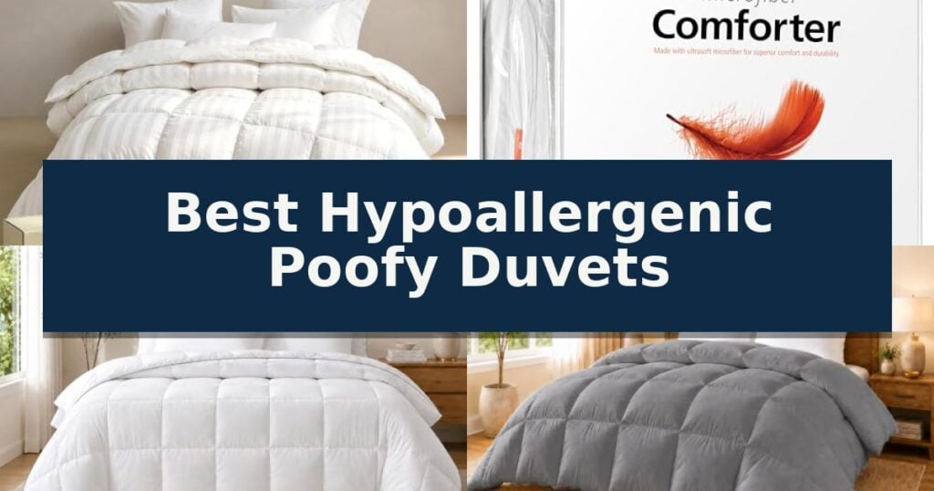 Best Hypoallergenic Poofy Duvets