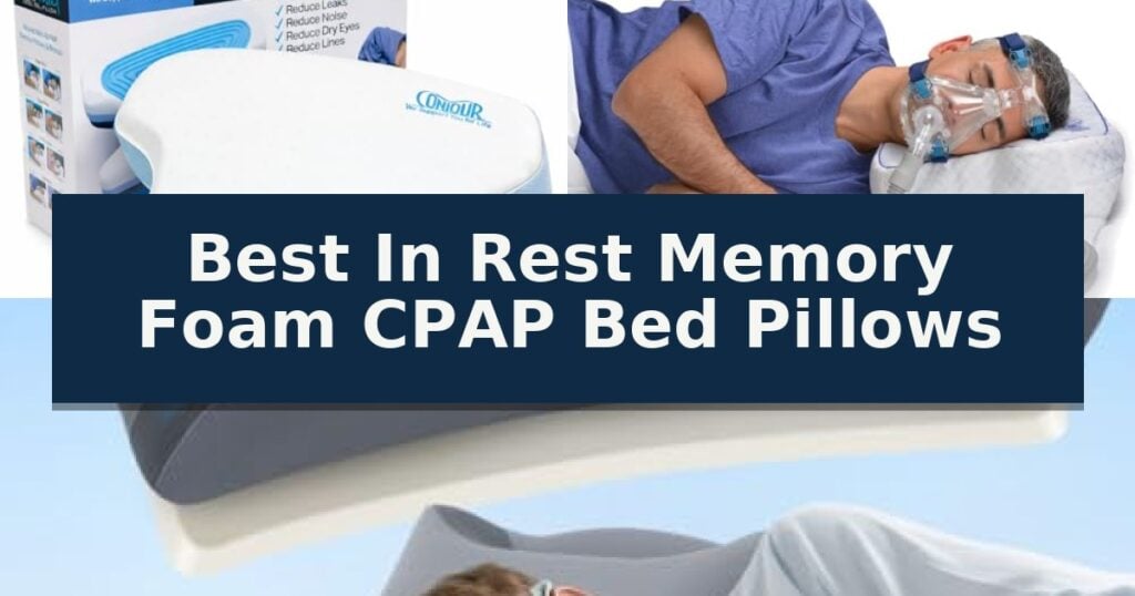 Best In Rest Memory Foam CPAP Bed Pillows