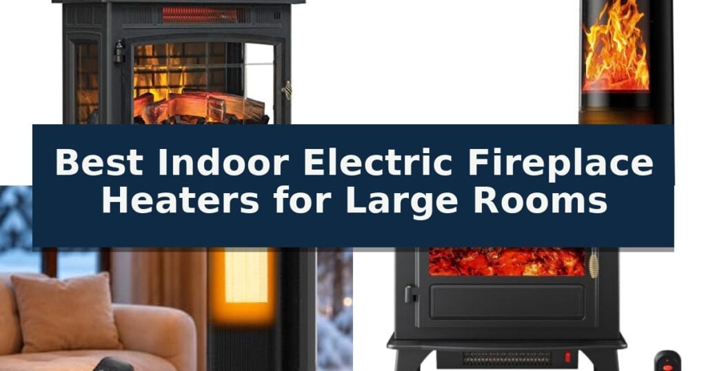 Best Indoor Electric Fireplace Heaters for Large Rooms
